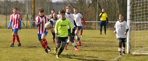 SŽ FK Jaroměř - TJ Č. Kostele, 1.4.2018, foto: Václav Mlejnek